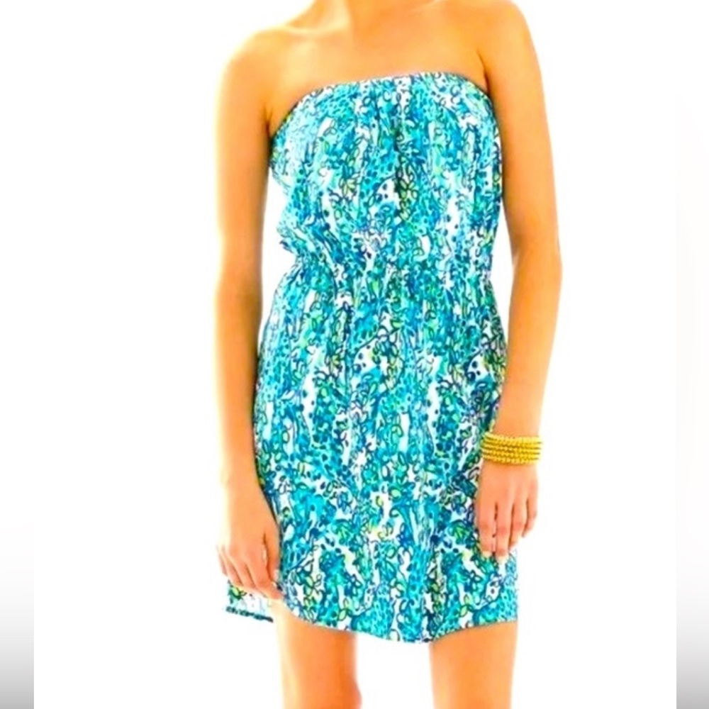 Lilly Pulitzer Windsor Dress It’s a Stretch -Sea Blue